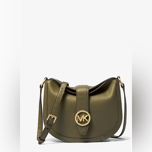 MICHAEL Michael Kors Olive Gabby Small Hobo Crossbody Bag, NWT